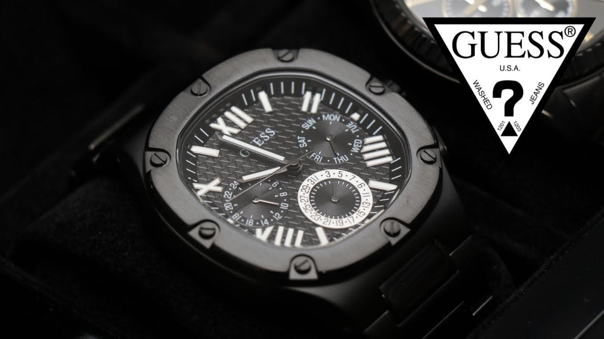  Shop Authentic Guess Headliner Multifunction Black Dial Black Steel Strap Watch For Men - GW0572G3 - Luxxuri