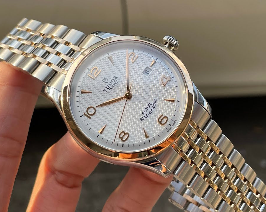  Shop Authentic Tudor 1926 Automatic Silver Dial Two Tone Steel Strap Watch for Men - M91651-0001 - Luxxuri