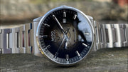  Shop Authentic Mido Commander Automatic Gradient Black Dial Silver Steel Strap Watch For Men - M021.407.11.411.00 - Luxxuri