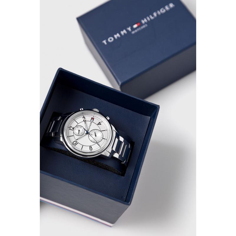  Shop Authentic Tommy Hilfiger Claudia White Dial Silver Steel Strap Watch for Women - 1781819 - Luxxuri