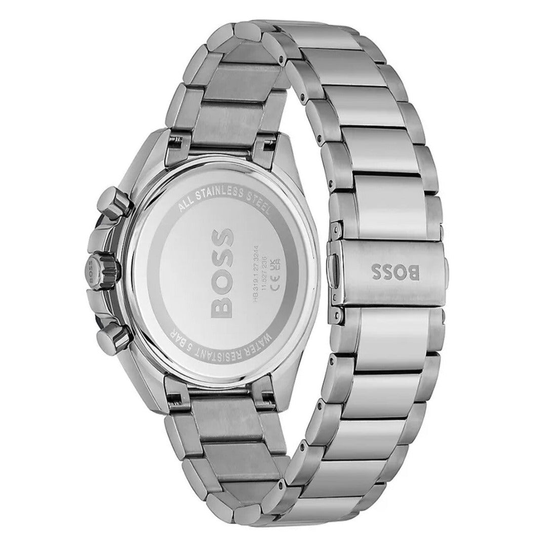  Shop Authentic Hugo Boss Cloud Chronograph Blue Dial Silver Steel Strap Watch For Men - 1514015 - Luxxuri