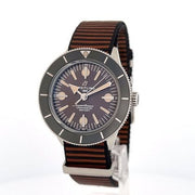  Shop Authentic Breitling Superocean Heritage '57 Outerknown Brown Dial Brown NATO Strap Watch for Men - A103703A1Q1W1 - Luxxuri