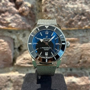  Shop Authentic Breitling Superocean Heritage B20 Automatic 46 Black Dial Silver Mesh Bracelet Watch for Men - AB2020121B1A1 - Luxxuri