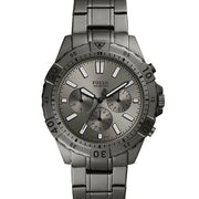  Shop Authentic Fossil Garrett Chronograph Grey Dial Grey Steel Strap Watch for Men - FS5621 - Luxxuri