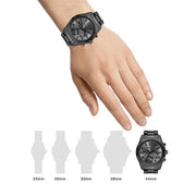  Shop Authentic Michael Kors Lexington Chronograph Black Dial Black Steel Strap Watch for Men - MK9154 - Luxxuri