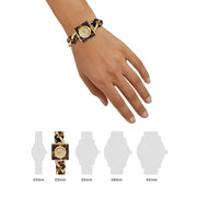  Shop Authentic Michael Kors Chain Lock Analog Silver Dial Two Tone Steel Strap Watch for Women - MK4808 - Luxxuri