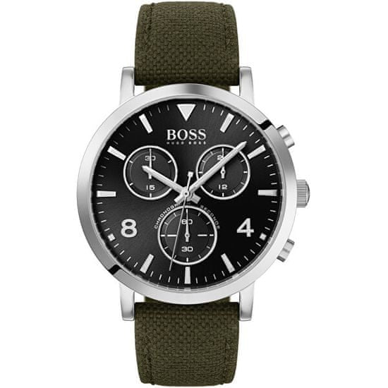  Shop Authentic Hugo Boss Vesada Grey Dial Green Nylon Strap Watch for Men - 1513692 - Luxxuri