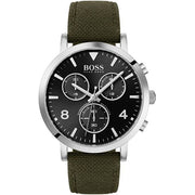  Shop Authentic Hugo Boss Vesada Grey Dial Green Nylon Strap Watch for Men - 1513692 - Luxxuri
