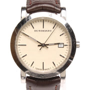  Shop Authentic Burberry Heritage Beige Dial Brown Leather Strap Watch for Men - BU1777 - Luxxuri