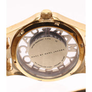  Shop Authentic Marc Jacobs Henry Skeleton Gold Dial Gold Steel Strap Watch for Women - MBM3263 - Luxxuri