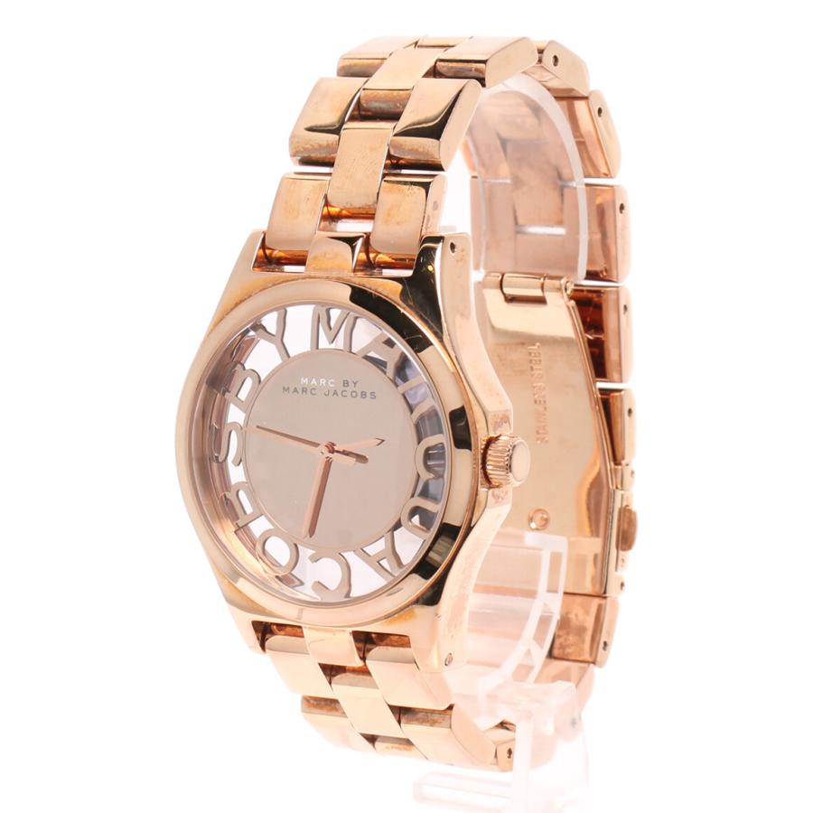  Shop Authentic Marc Jacobs Henry Rose Gold Dial Rose Gold Steel Strap Watch for Women - MBM3207 - Luxxuri