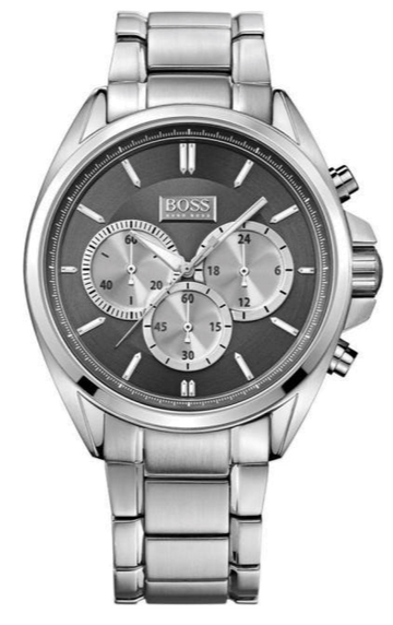  Shop Authentic Hugo Boss Driver Black Dial Silver Steel Strap Watch for Men - 1512883 - Luxxuri