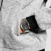  Shop Authentic Hugo Boss Aeroliner Black Dial Silver Steel Strap Watch for Men - 1513181 - Luxxuri