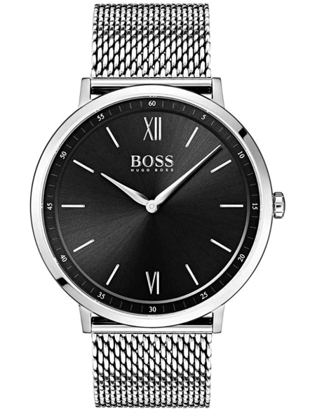  Shop Authentic Hugo Boss Jackson Quartz Black Dial Silver Mesh Bracelet Watch For Men - 1513514 - Luxxuri