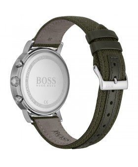  Shop Authentic Hugo Boss Vesada Grey Dial Green Nylon Strap Watch for Men - 1513692 - Luxxuri