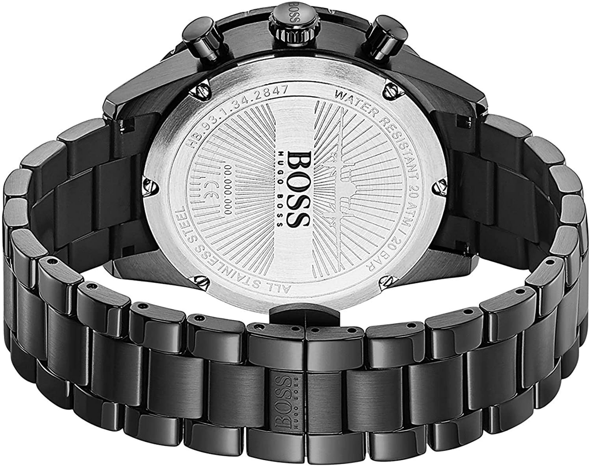  Shop Authentic Hugo Boss Aero Black Dial Black Steel Strap Watch for Men - 1513771 - Luxxuri