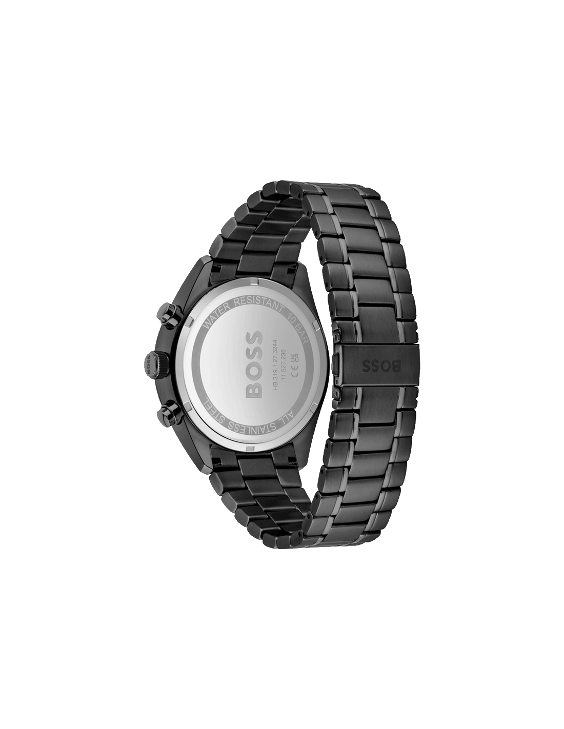  Shop Authentic Hugo Boss Champion Black Dial Black Steel Strap Watch for Men - 1513960 - Luxxuri
