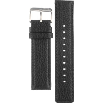  Shop Authentic Hugo Boss Hero Chronograph Black Dial Black Leather Strap Watch For Men - 1513752 - Luxxuri