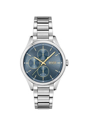  Shop Authentic Hugo Boss Grand Course Blue Dial Silver Steel Strap Watch for Women - 1502583 - Luxxuri