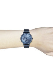  Shop Authentic Hugo Boss Infinity Blue Dial Blue Mesh Bracelet Watch for Women - 1502518 - Luxxuri