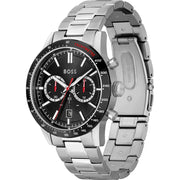  Shop Authentic Hugo Boss Allure Chronograph Black Dial Silver Steel Strap Watch for Men - 1513922 - Luxxuri