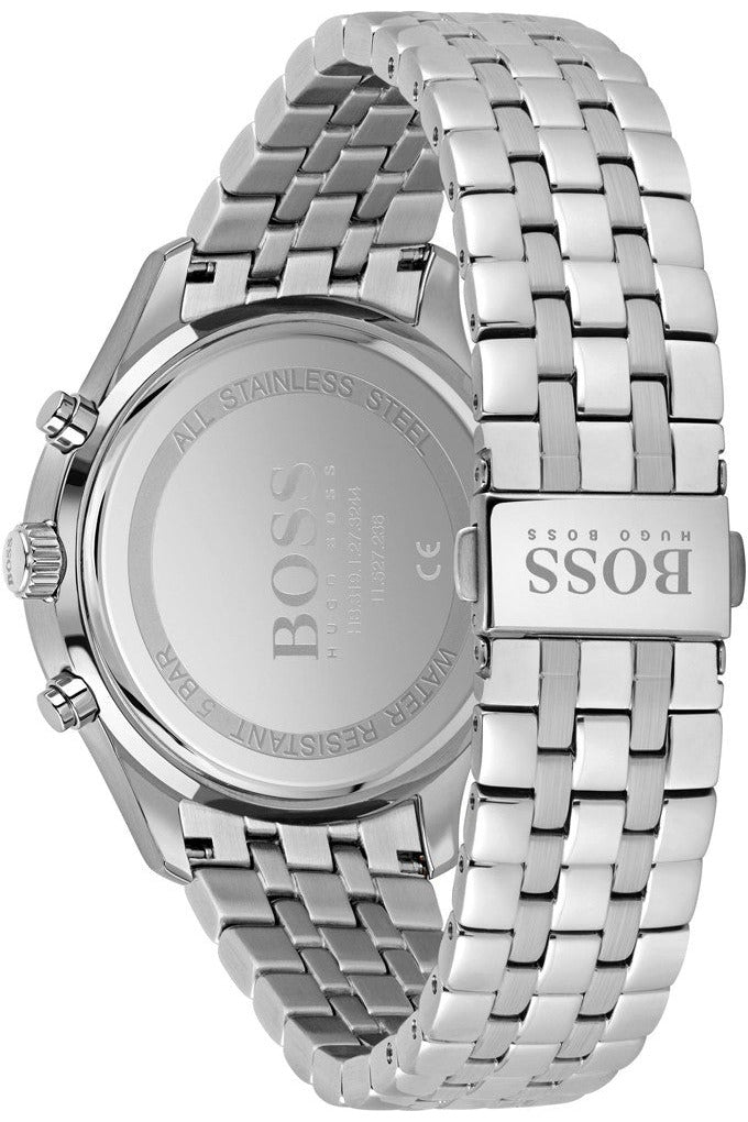  Shop Authentic Hugo Boss Associate Blue Dial Silver Steel Strap Watch for Men - 1513839 - Luxxuri