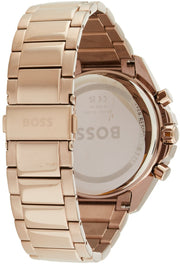  Shop Authentic Hugo Boss Classic Chronograph Green Dial Beige Gold Steel Strap Watch For Men - 1514019 - Luxxuri