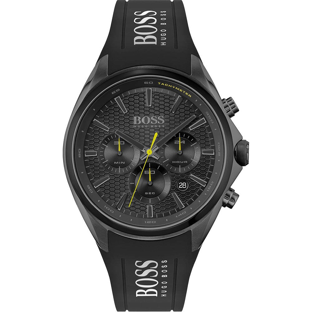  Shop Authentic Hugo Boss Distinct Black Dial Black Silicone Strap Watch for Men - 1513859 - Luxxuri