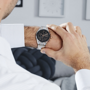  Shop Authentic Hugo Boss Grand Prix Black Dial Two Tone Steel Strap Watch for Men - 1513473 - Luxxuri