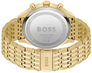  Shop Authentic Hugo Boss Gregor Chronograph Brown Dial Gold Steel Strap Watch For Men - 1514051 - Luxxuri