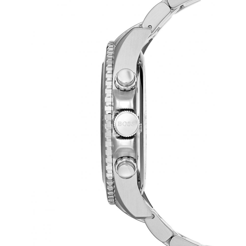  Shop Authentic Hugo Boss Ocean Edition Chronograph Blue Dial Silver Steel Strap Watch for Men - 1513704 - Luxxuri