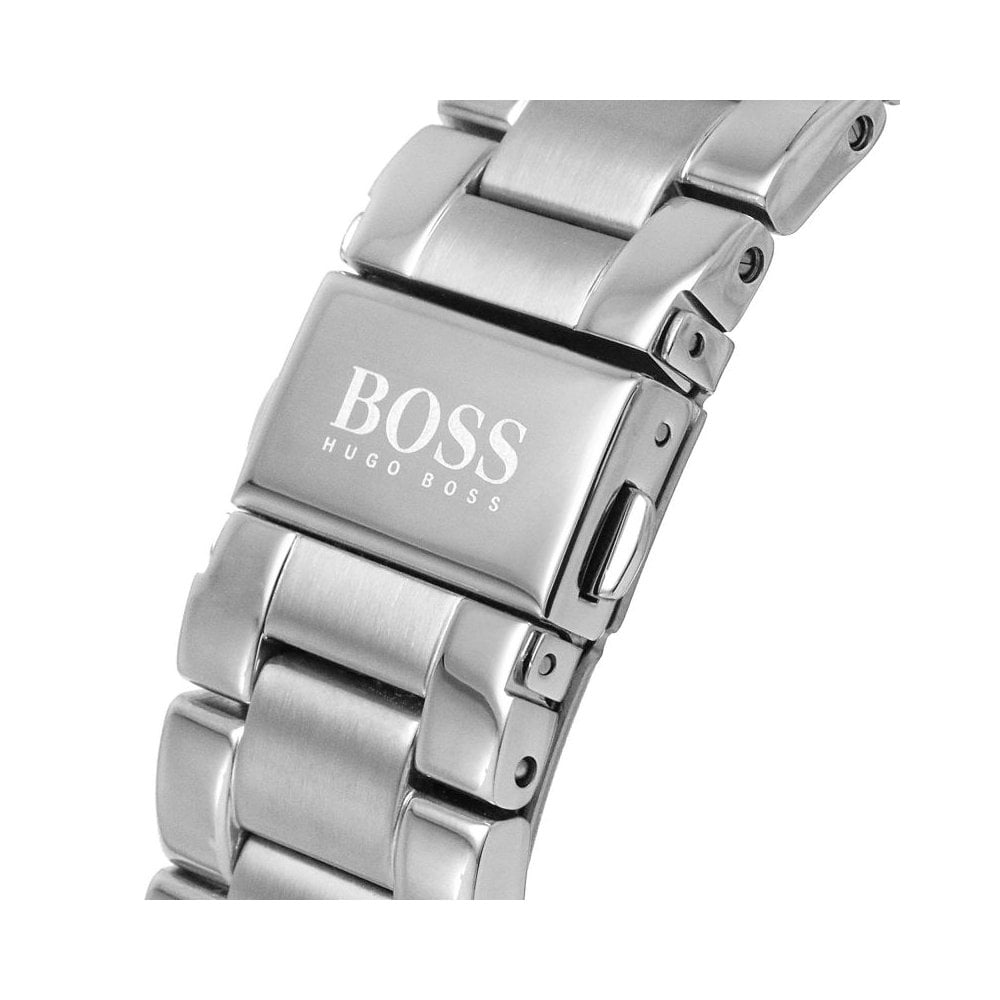  Shop Authentic Hugo Boss Pilot Blue Dial Silver Steel Strap Watch for Men - 1513850 - Luxxuri