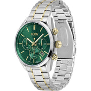  Shop Authentic Hugo Boss Champion Green Dial Silver Steel Strap Watch for Men - 1513878 - Luxxuri