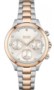  Shop Authentic Hugo Boss Hera White Dial Two Tone Steel Strap Watch for Women - 1502564 - Luxxuri
