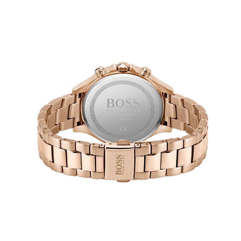  Shop Authentic Hugo Boss Carnation Gold Dial Gold Steel Strap Watch for Women - 1502592 - Luxxuri