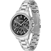 Shop Authentic Hugo Boss Hera Black Dial Silver Steel Strap Watch for Women - 1502593 - Luxxuri
