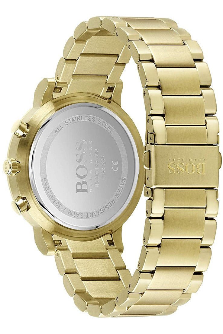  Shop Authentic Hugo Boss Integrity Chronograph Grey Dial Gold Steel Strap Watch for Men - 1513781 - Luxxuri