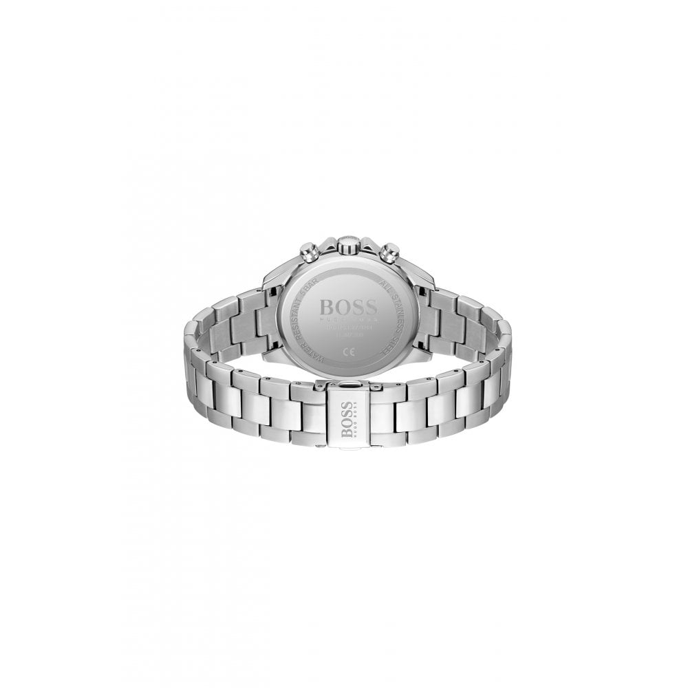  Shop Authentic Hugo Boss Novia Chronograph Silver Dial Silver Steel Strap Watch for Women - 1502616 - Luxxuri