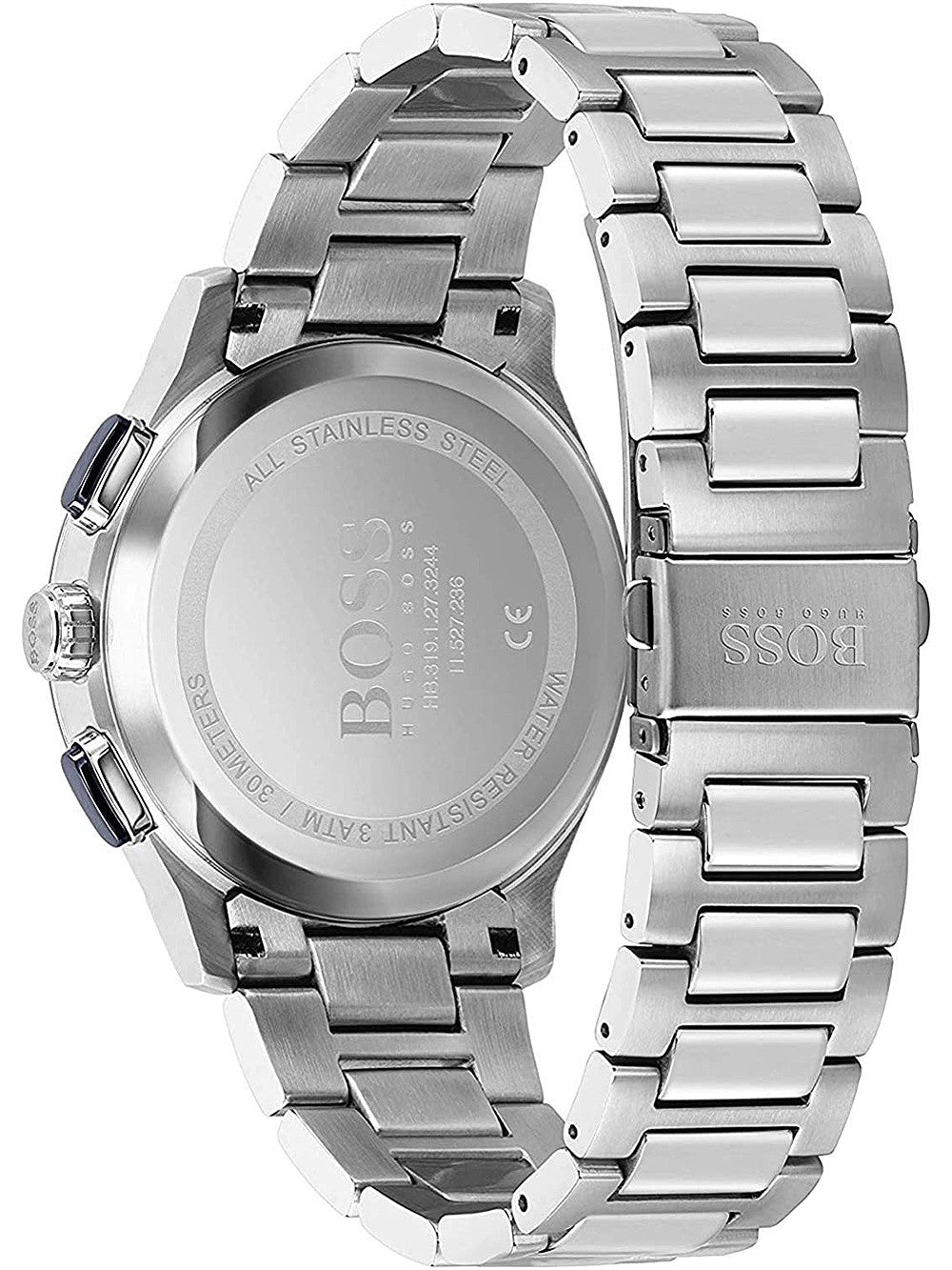  Shop Authentic Hugo Boss Peak Chronograph Blue Dial Silver Steel Strap Watch for Men - 1513763 - Luxxuri