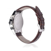  Shop Authentic Hugo Boss Jet Chronograph Quartz Silver Dial Brown Leather Strap Watch For Men - HB1513280 - Luxxuri