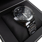  Shop Authentic Hugo Boss Talent Black Ceramic Dial Black Steel Strap Watch for Men - 1513581 - Luxxuri