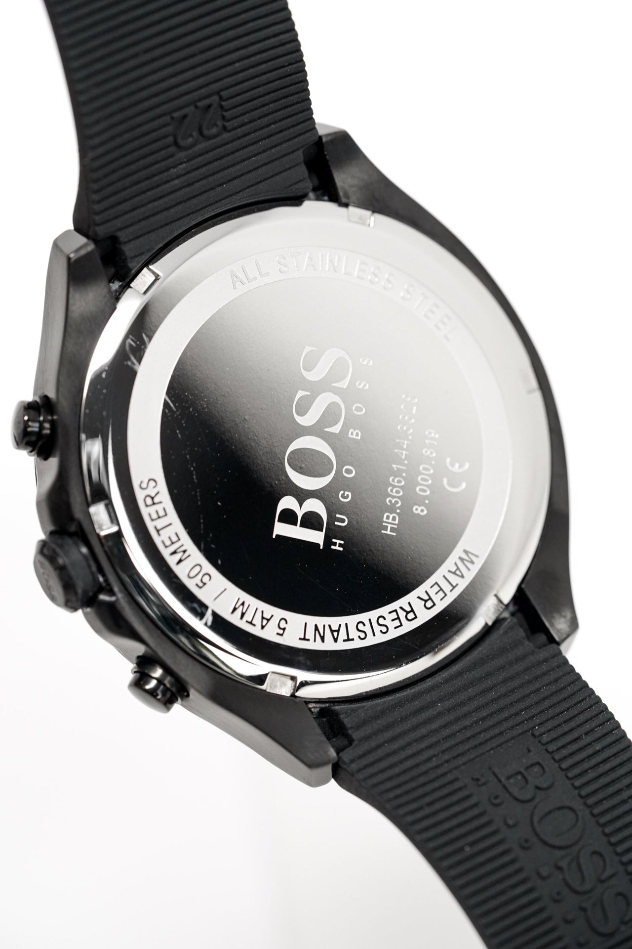  Shop Authentic Hugo Boss Velocity Black Dial Black Rubber Strap Watch for Men - 1513720 - Luxxuri