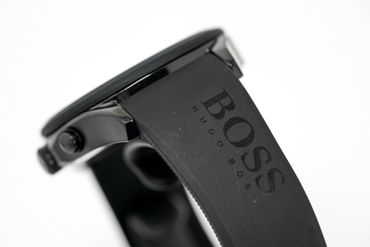  Shop Authentic Hugo Boss Velocity Black Dial Black Rubber Strap Watch for Men - 1513720 - Luxxuri
