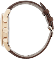  Shop Authentic Hugo Boss Navigator Grey Dial Brown Leather Strap Watch for Men - 1513496 - Luxxuri