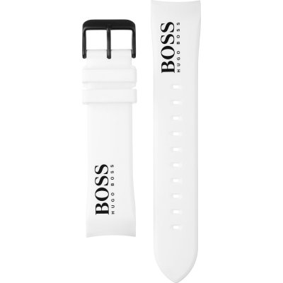  Shop Authentic Hugo Boss Velocity Black Dial White Rubber Strap Watch for Men - 1513718 - Luxxuri