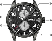  Shop Authentic Hugo Boss Aeroliner Maxx Quartz Black Dial Black Nylon Strap Watch For Men - HB1513086 - Luxxuri