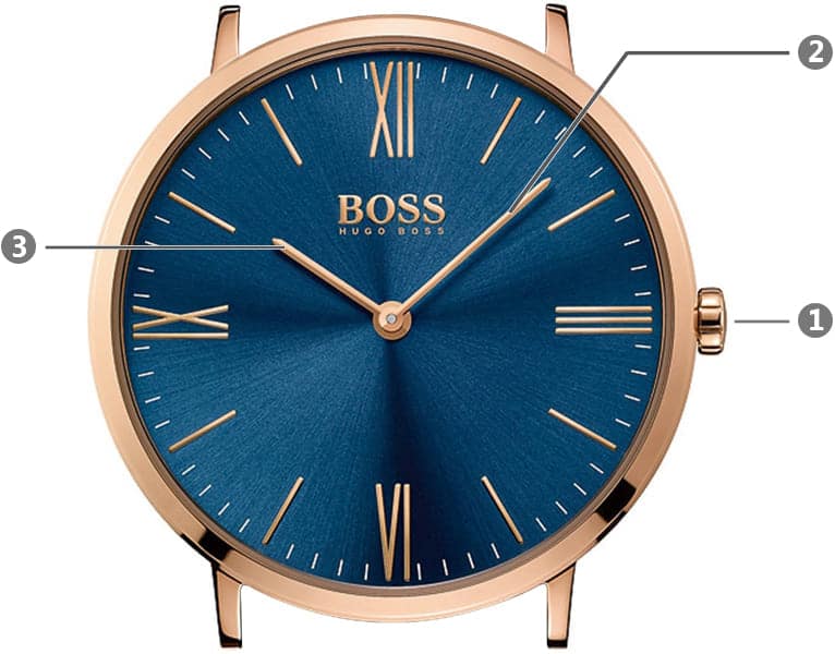  Shop Authentic Hugo Boss Classic Jackson Blue Dial Brown Leather Strap Watch for Men - 1513458 - Luxxuri