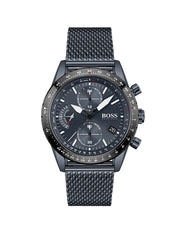  Shop Authentic Hugo Boss Pilot Edition Blue Dial Blue Mesh Bracelet Watch for Men - 1513887 - Luxxuri