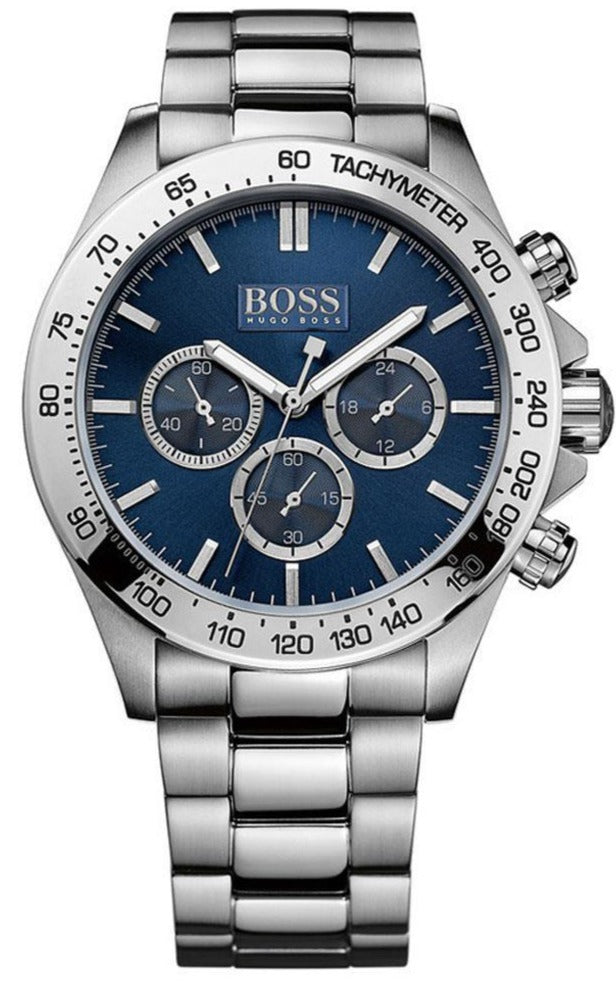  Shop Authentic Hugo Boss Hero Sport Blue Dial Silver Steel Strap Watch for Men - 1513755 - Luxxuri