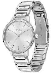  Shop Authentic Hugo Boss Signature Silver Dial Silver Steel Strap Watch for Women - 1502539 - Luxxuri